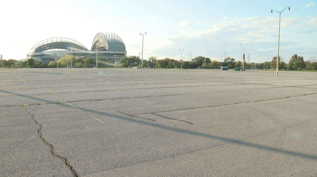 American Family Field parking lot