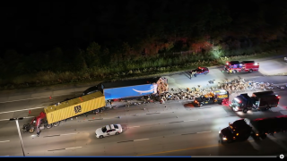 Gary Semi Crash 
