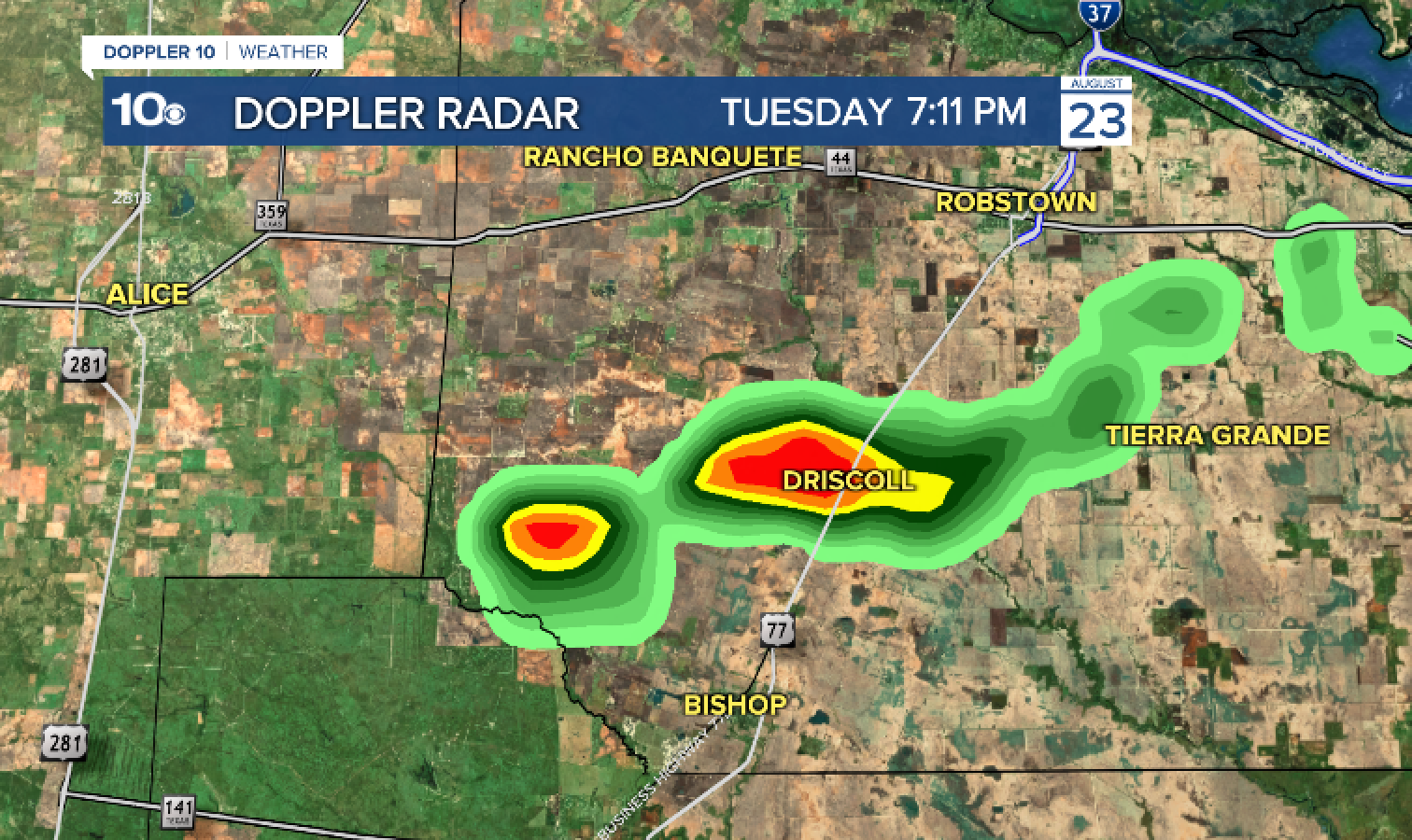 The difference between and landspout and tornado