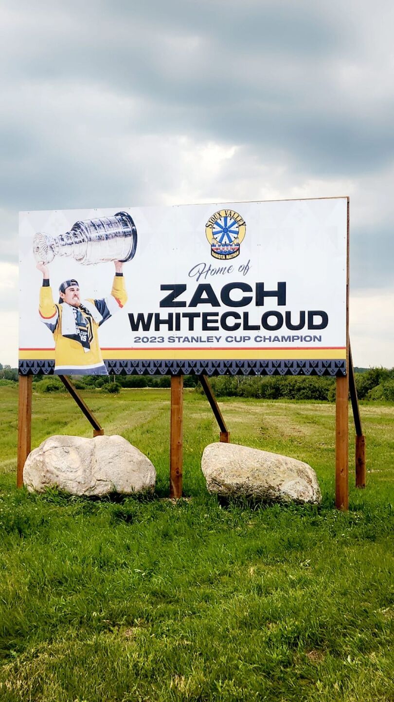 Zach Whitecloud sign