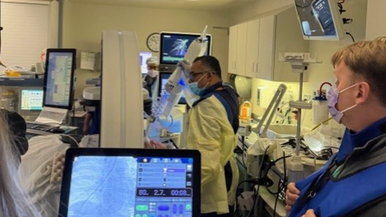 Robotic bronchoscopy
