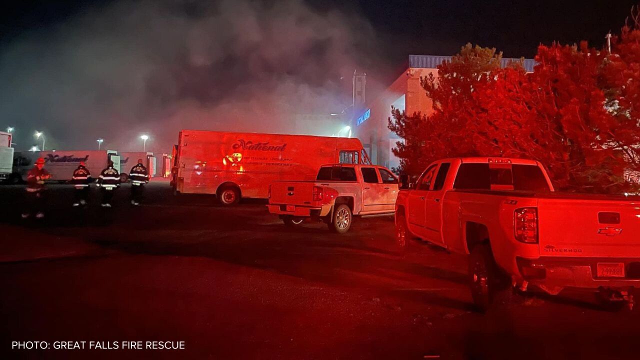 Fire at National Laundry in Great Falls (July 24, 2023)