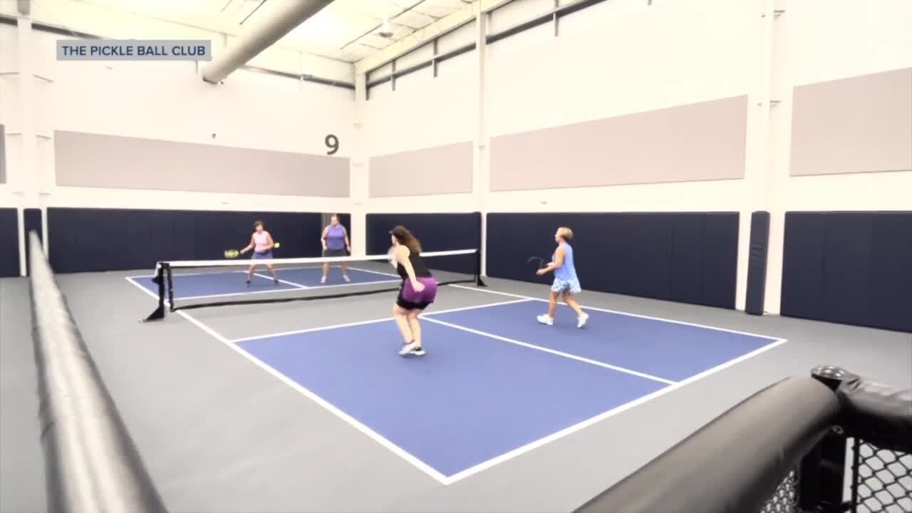 The Pickleball Club indoor pickleball courts in Port St. Lucie are under construction.