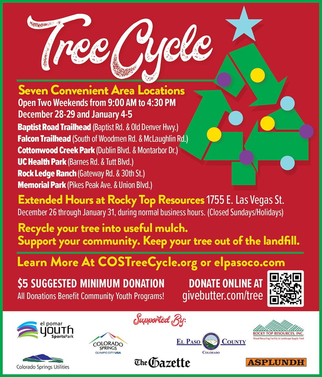 Here’s how to recycle your tree after Christmas Day