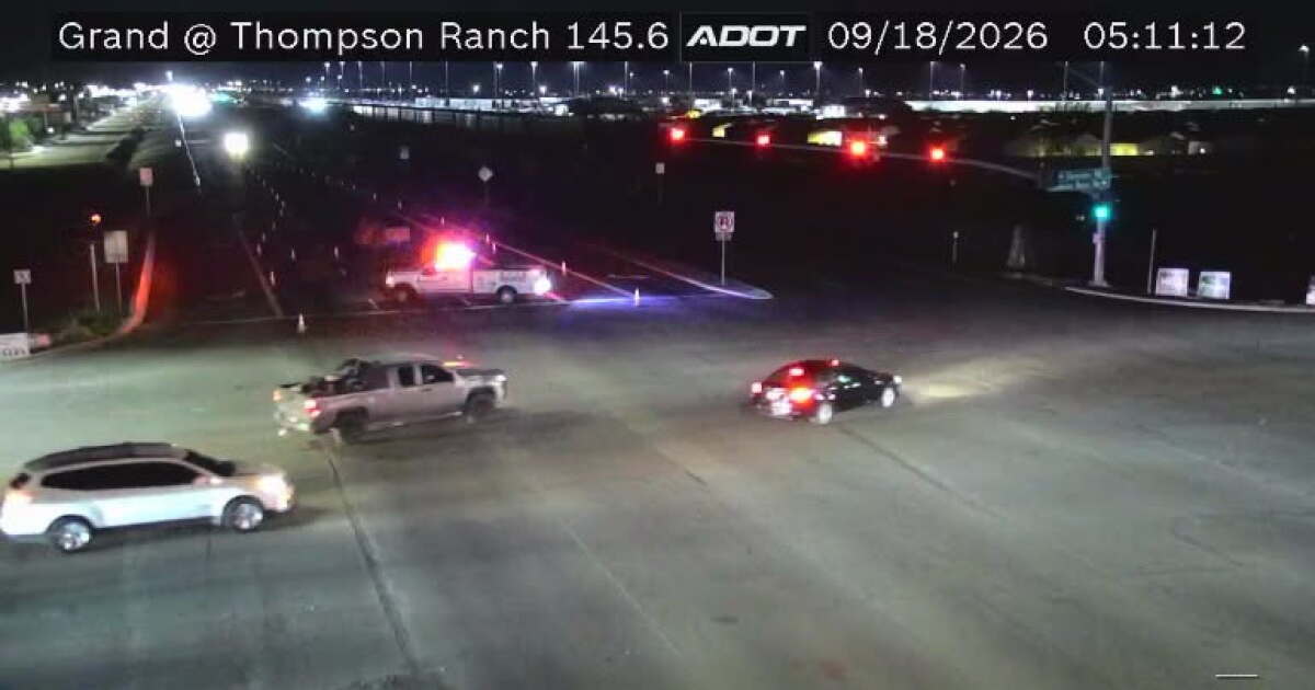 Police investigation involving driver who fled from officers shuts down portion of Grand Avenue in El Mirage