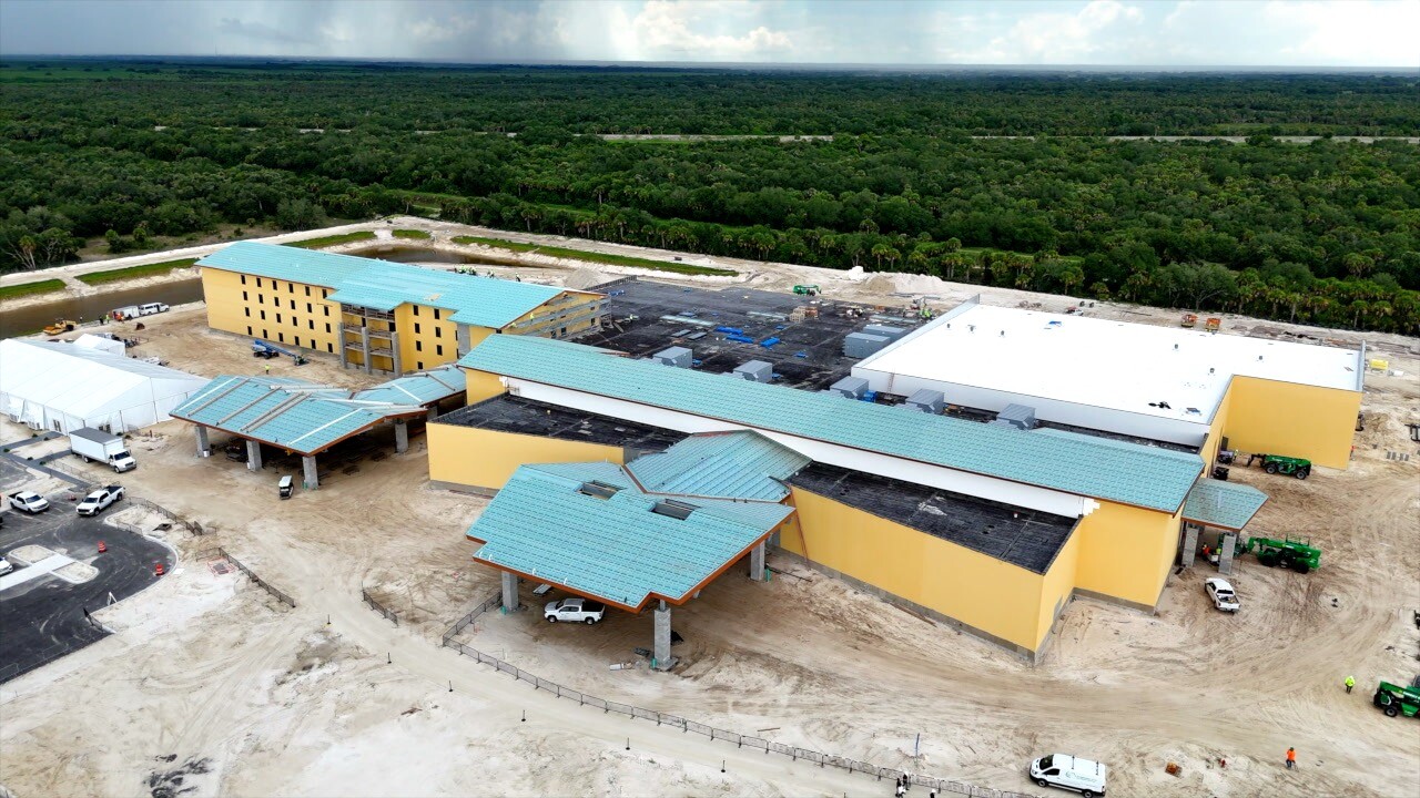 Aerial view of the new Seminole Brighton Bay Hotel & Casino.