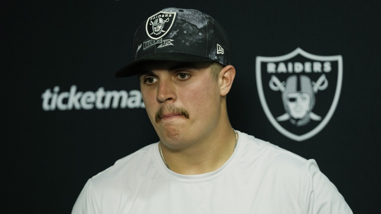 Questions surround Aidan O'Connell's future with the Raiders