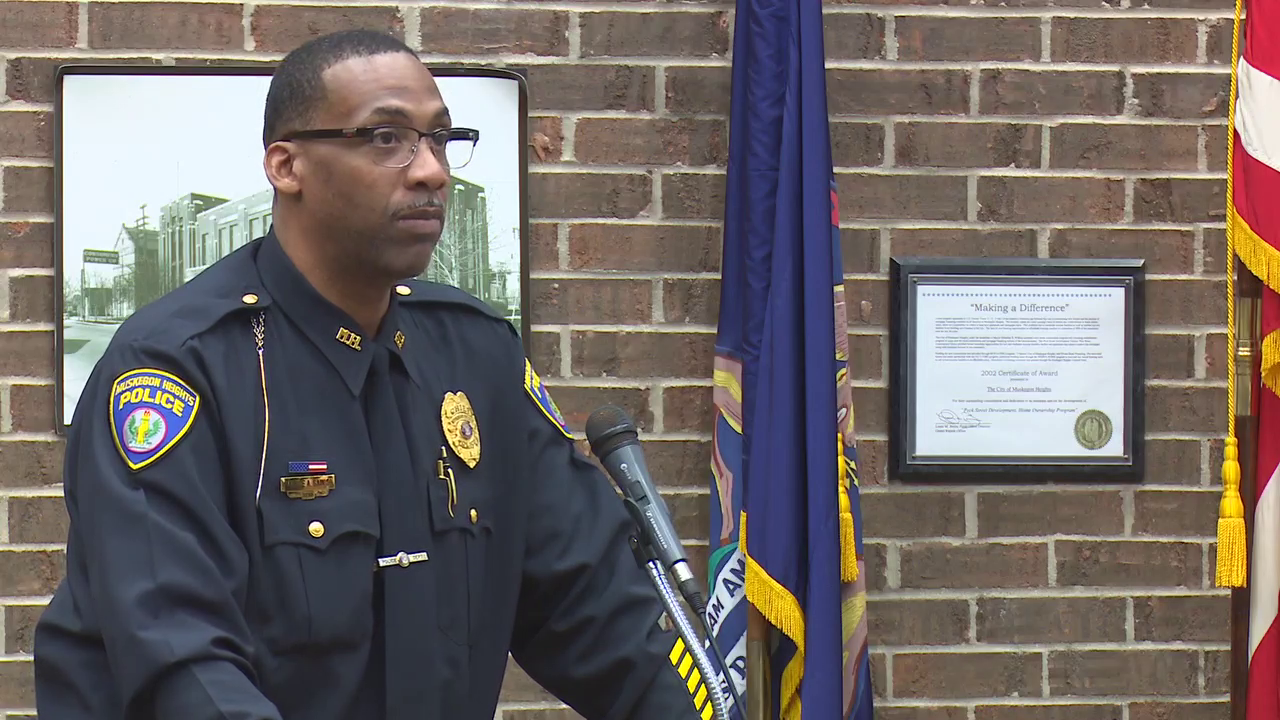 Muskegon Heights Police Chief Maurice Sain