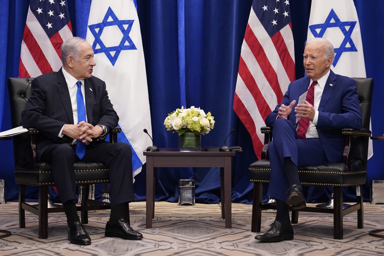 Joe Biden, Benjamin Netanyahu