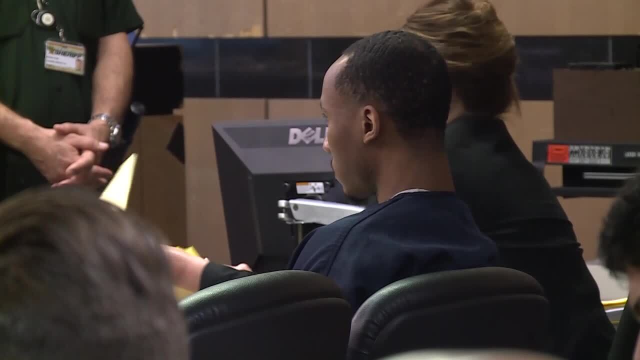 Travis Rudolph listens to testimony as 'stand your ground' hearing resumes, March 7, 2022