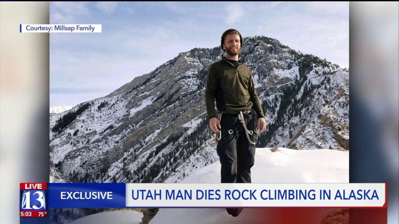 Utah man dies after rock climbing accident in Alaska