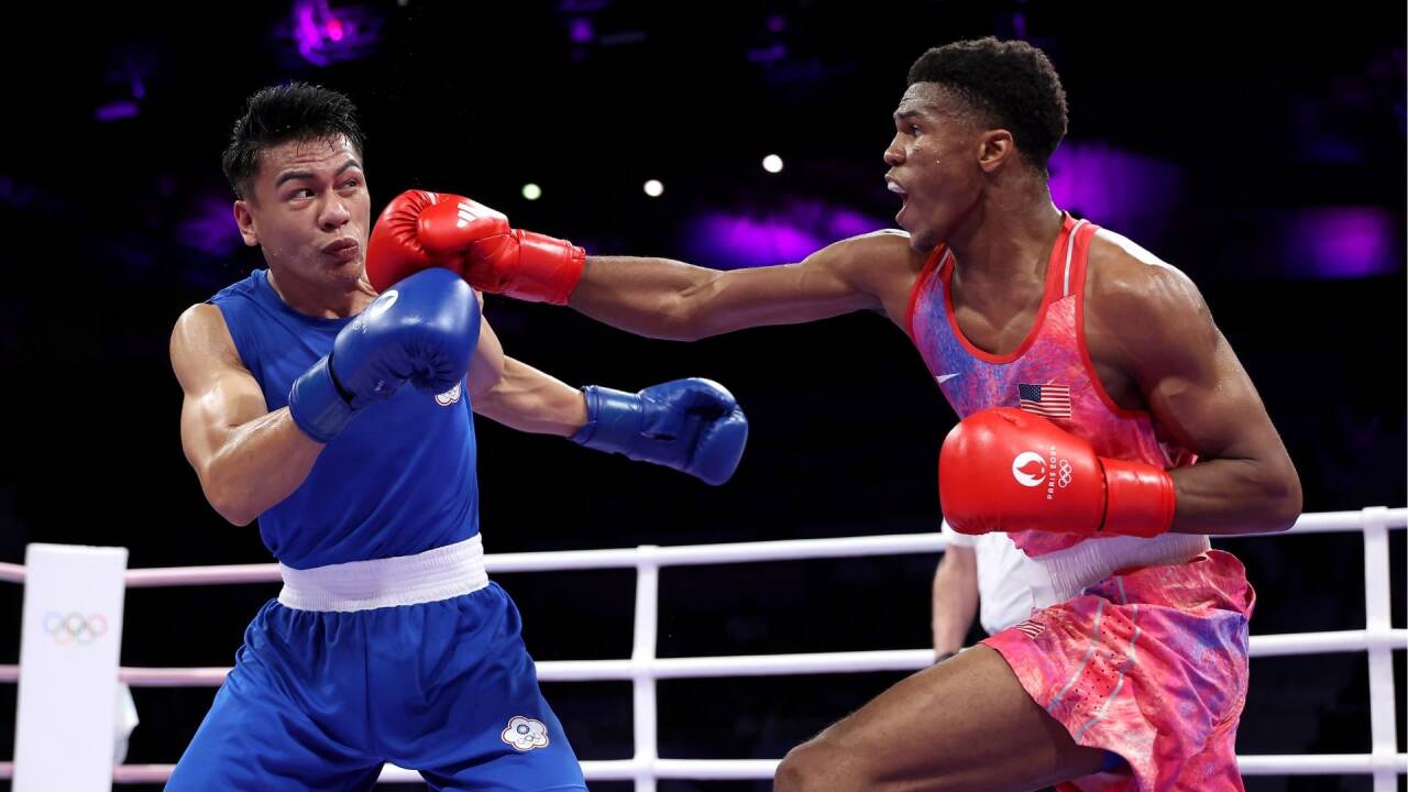 Team USA's welterweight Omari Jones claims (at least) bronze in Paris