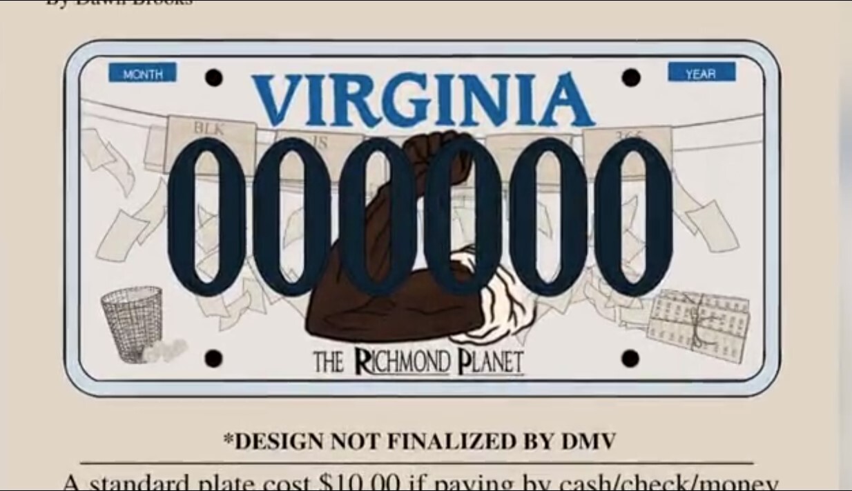 Richmond Planet license plate.jpg