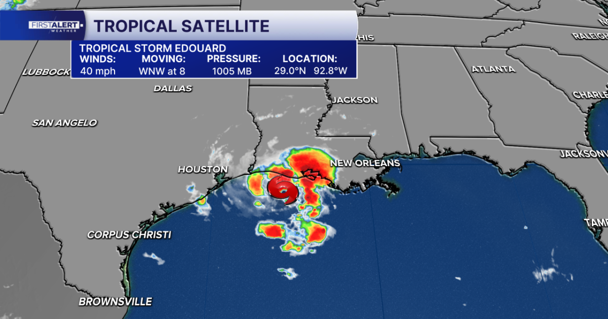 Tropical Storm Edouard takes aim at Texas, Louisiana