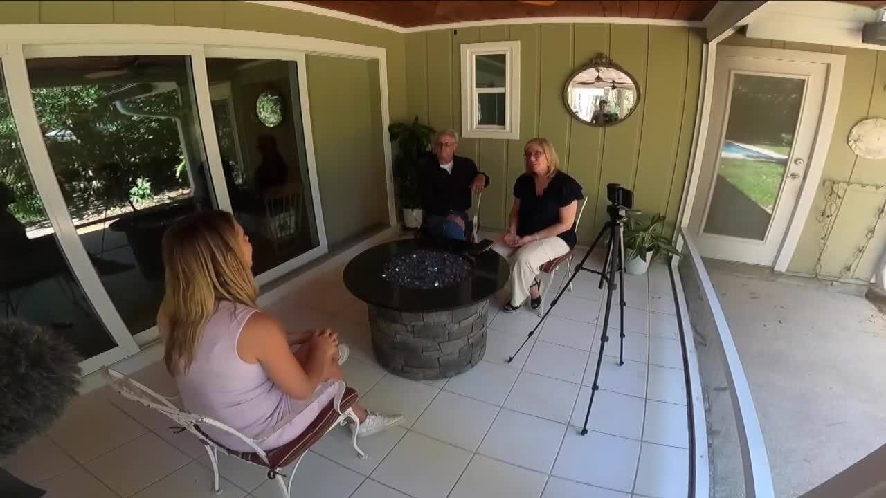 Tiffany and Mike Owen speak to Kate Hussey about their dog's death at Pawsitively Paradise
