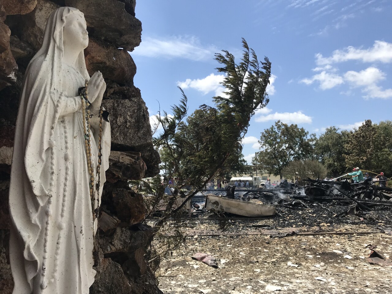 The Church of the Visitation Fire