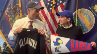 Sharice Davids Final Four bet