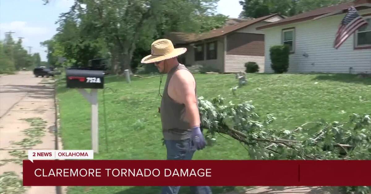 Initial EF-2 rating given by NWS Tulsa to tornado in Claremore Initial EF-2 rating given by NWS Tulsa to tornado in Claremore