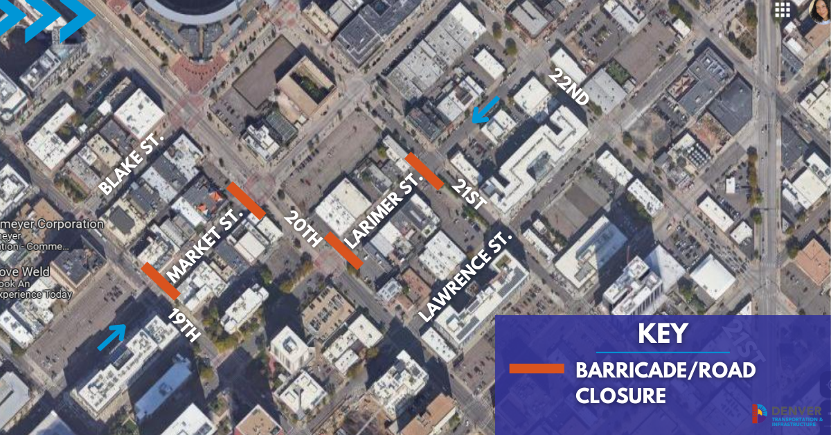 LoDo street closures Halloweekend