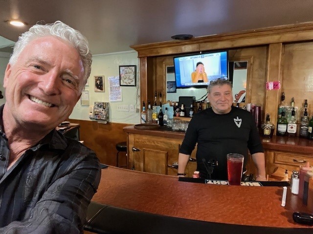 Mike Nelson at the Columbine Steakhouse and Lounge.