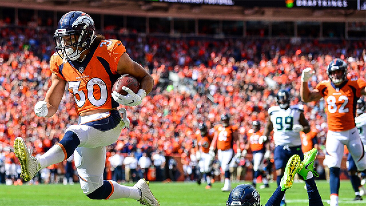 WATCH: Broncos' Phillip Lindsay's first NFL touchdown