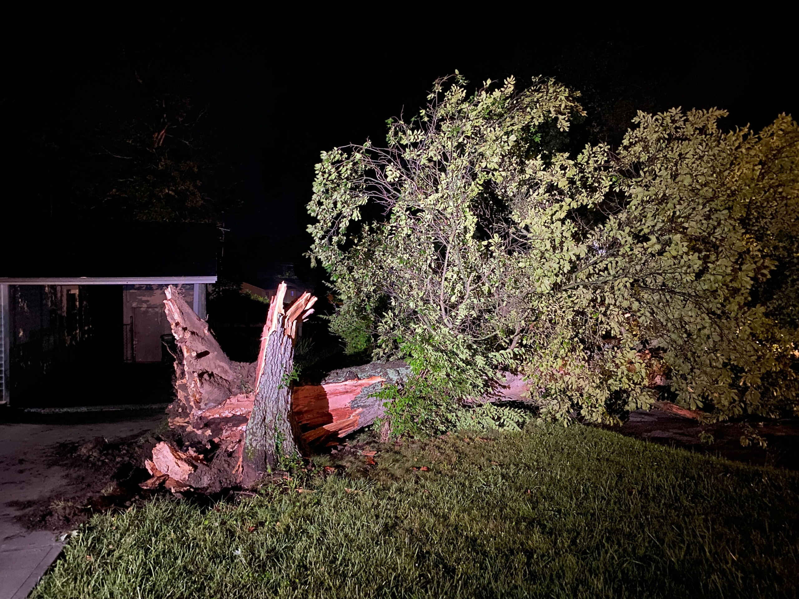 Strong storms leave behind damage around the Tri-State