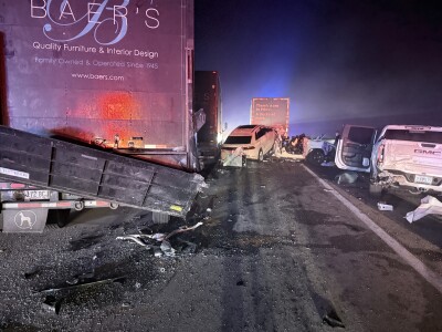 Alligator Alley chain reaction crash