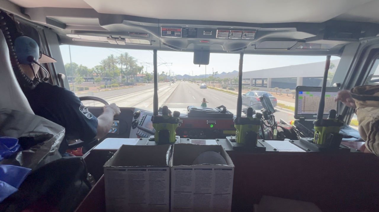 Fire truck ride along