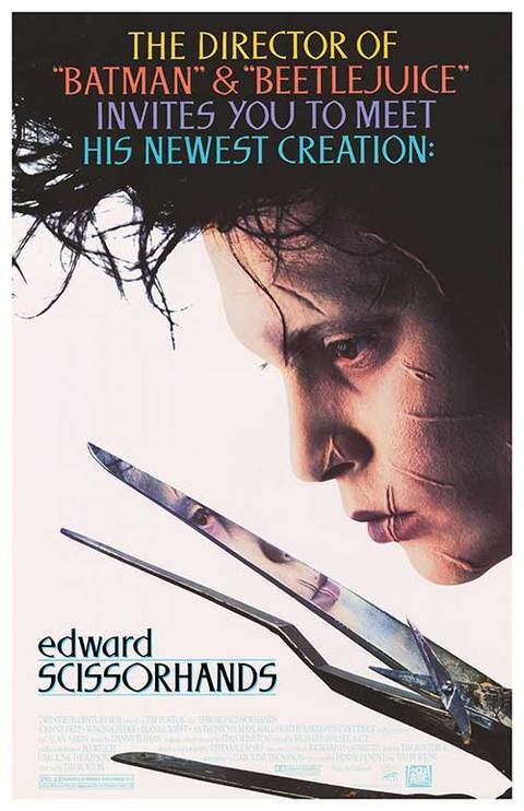 'Edward Scissorhands' movie poster