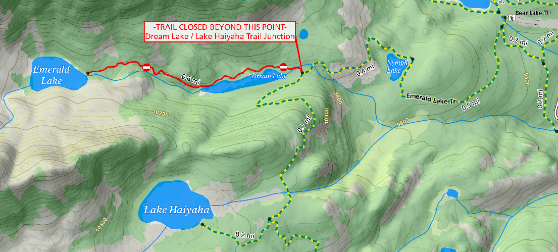 Emerald and Dream Lake closure september october 2025_National Park Service