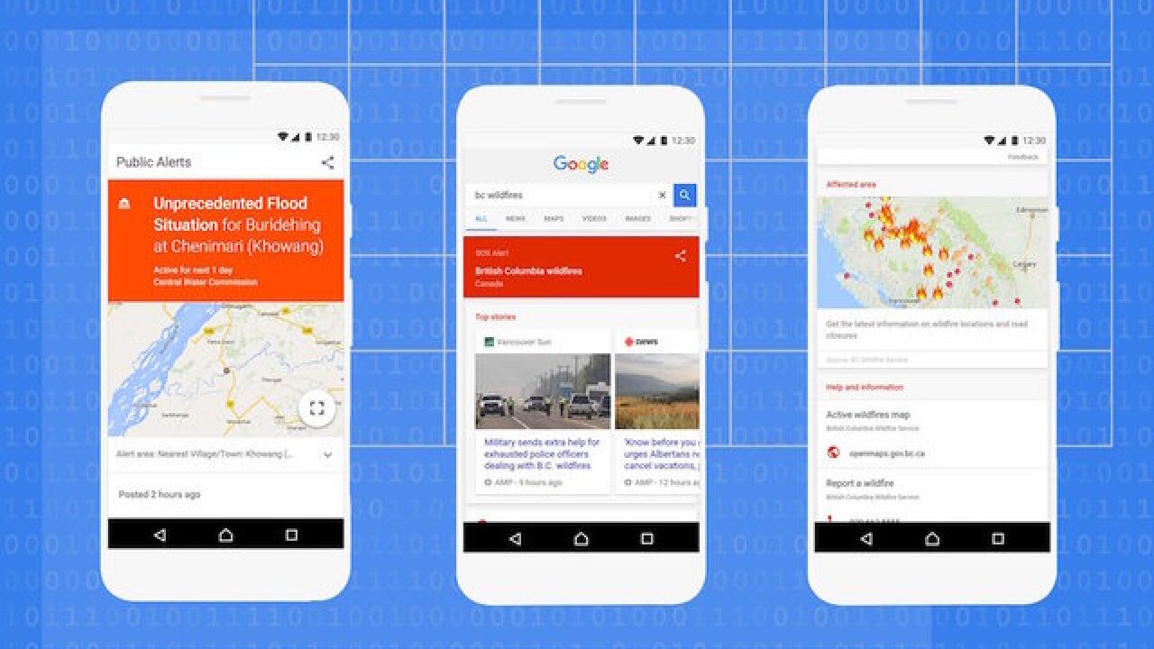 Google unveils SOS Alerts to help during a crisis