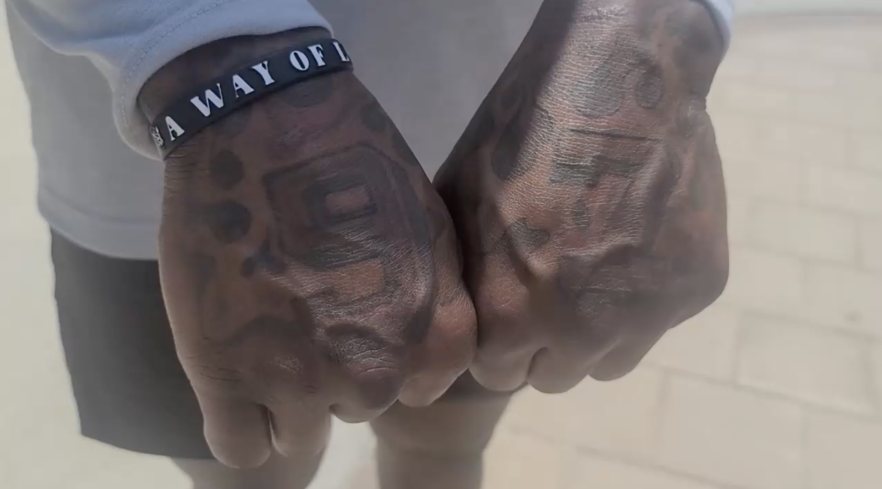 Perrion Winfrey tattoos