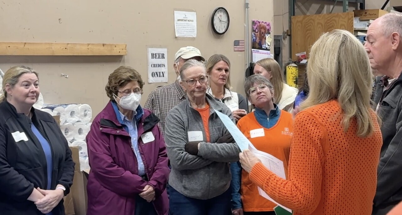 East Lansing Zonta Club Members and Kiwanis Club Members