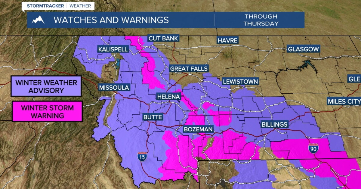 Weather Forecast: Rain, snow and gusty winds Wednesday