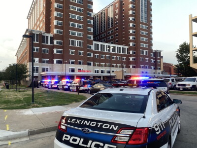 Police response at Lexington hospital 