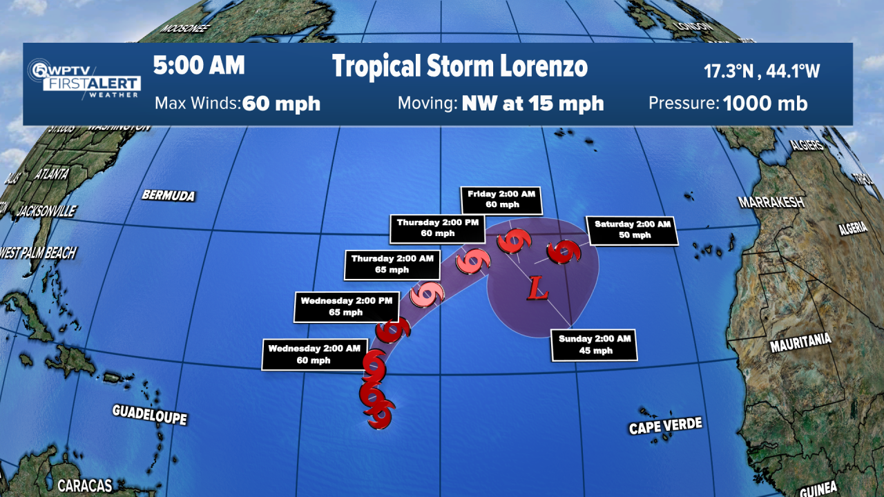 TS Lorenzo Oct. 14, 2025