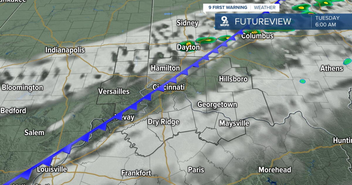 Early chance for rain before the sunshine comes back
