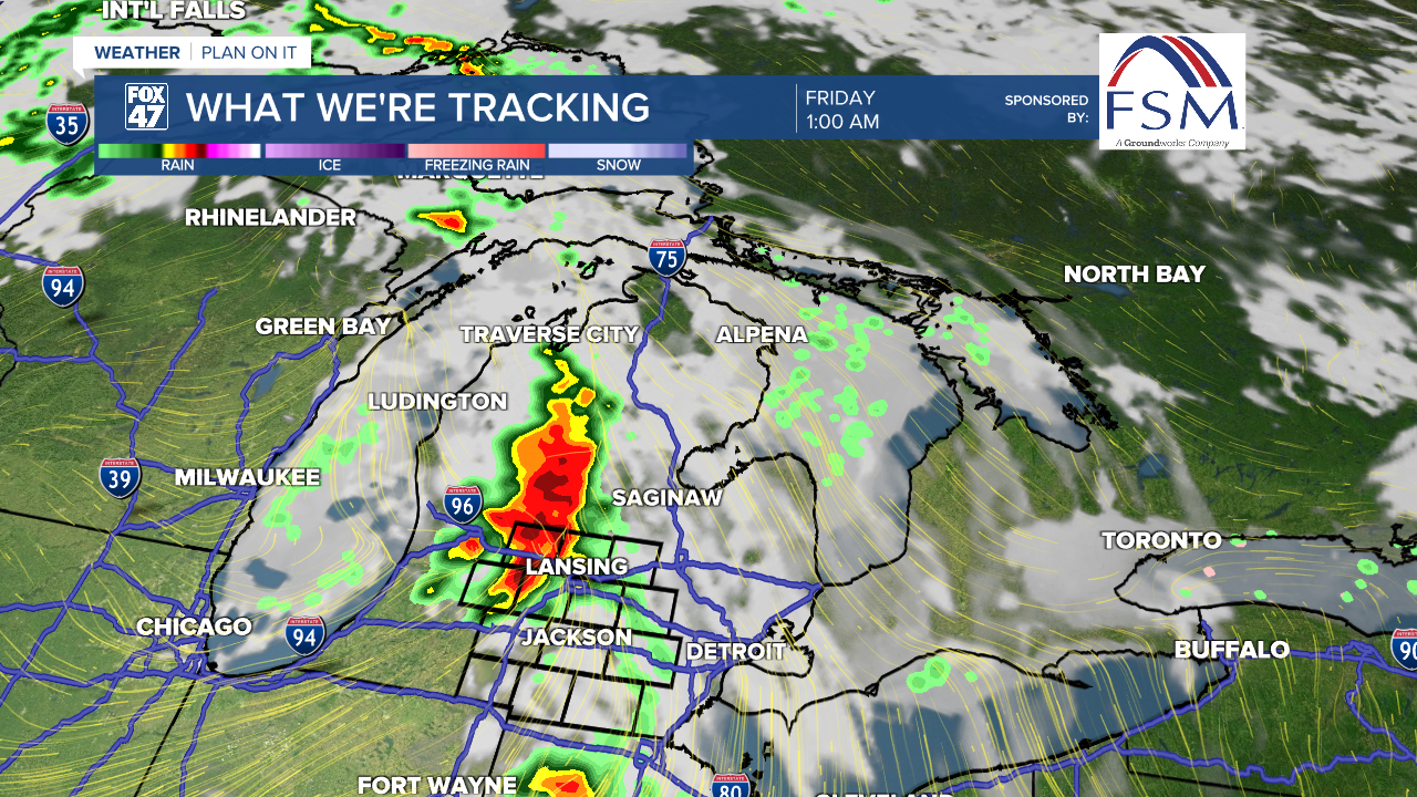 Potential severe storms move through late Thursday night