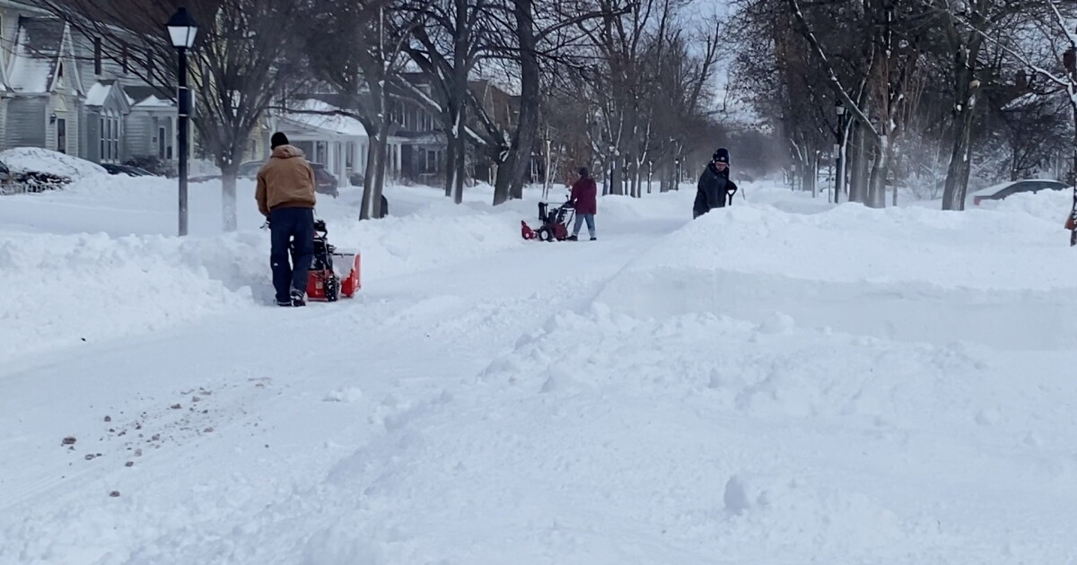 Digging out from epic blizzard