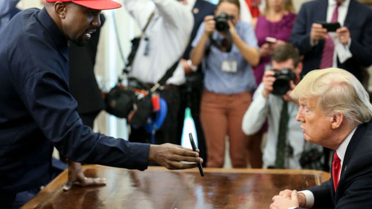 Kanye West had a lot to say at the White House
