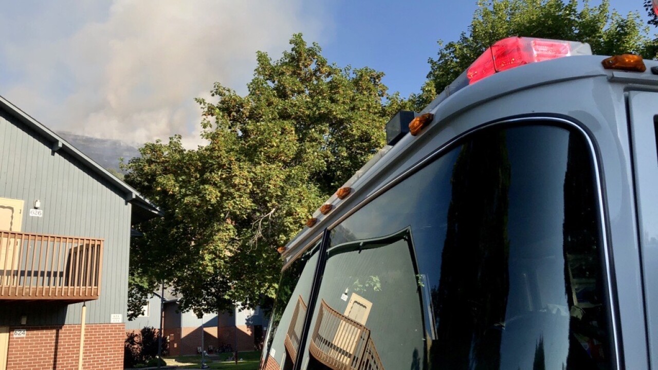 Crews responding to fire on Mount Sentinel
