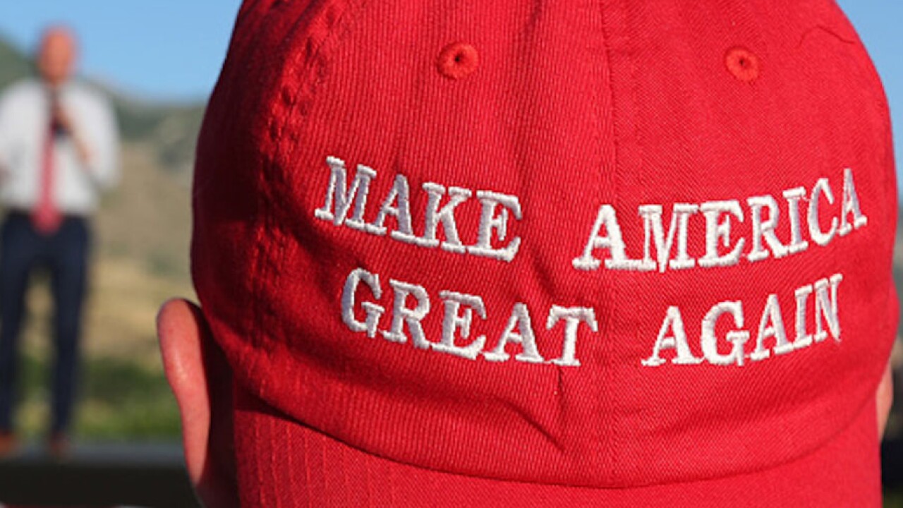 white house says it didn t distribute maga hats trump signed in iraq