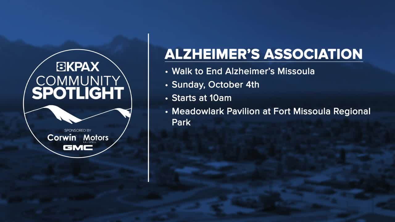 Community Spotlight Alzheimer's Association Walk to End Alzheimer's GFX