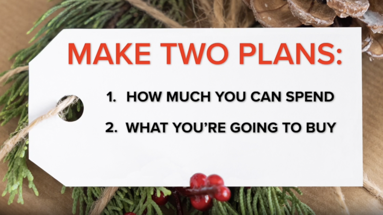 Planning for holiday spending