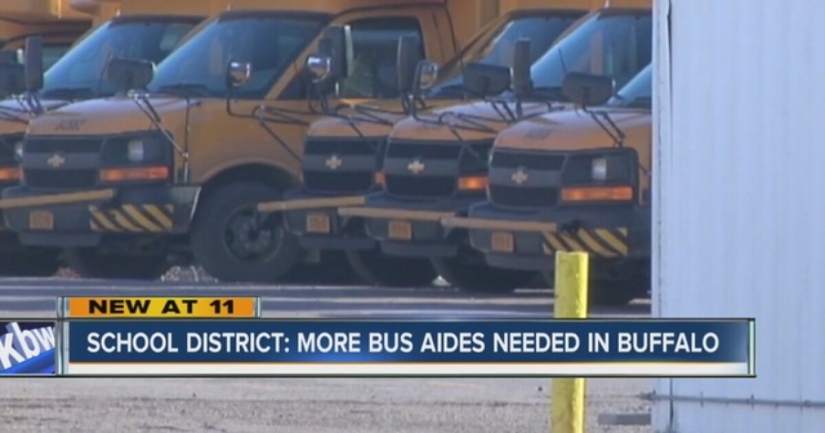 Buffalo Public Schools say more bus aides needed