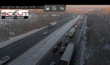 I-435NB before Front Street