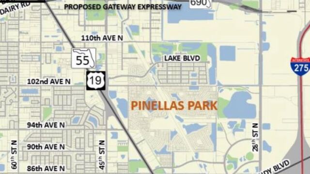 pinellas park map