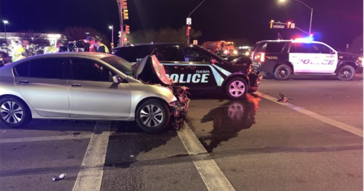 TPD SUV hit by suspected impaired driver