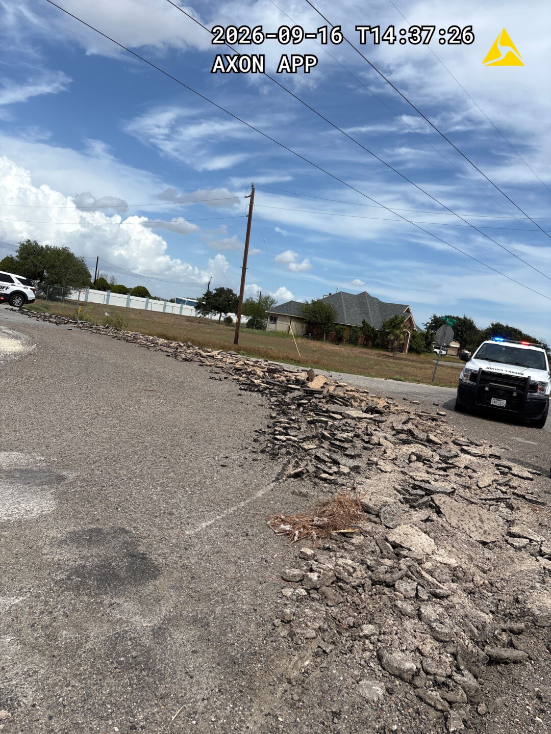 Nueces County road damage