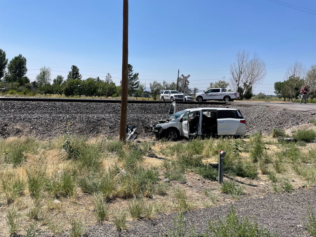 Train vs. Minivan Utah County